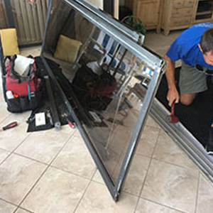 sliding glass door frame repair Bear Valley Springs